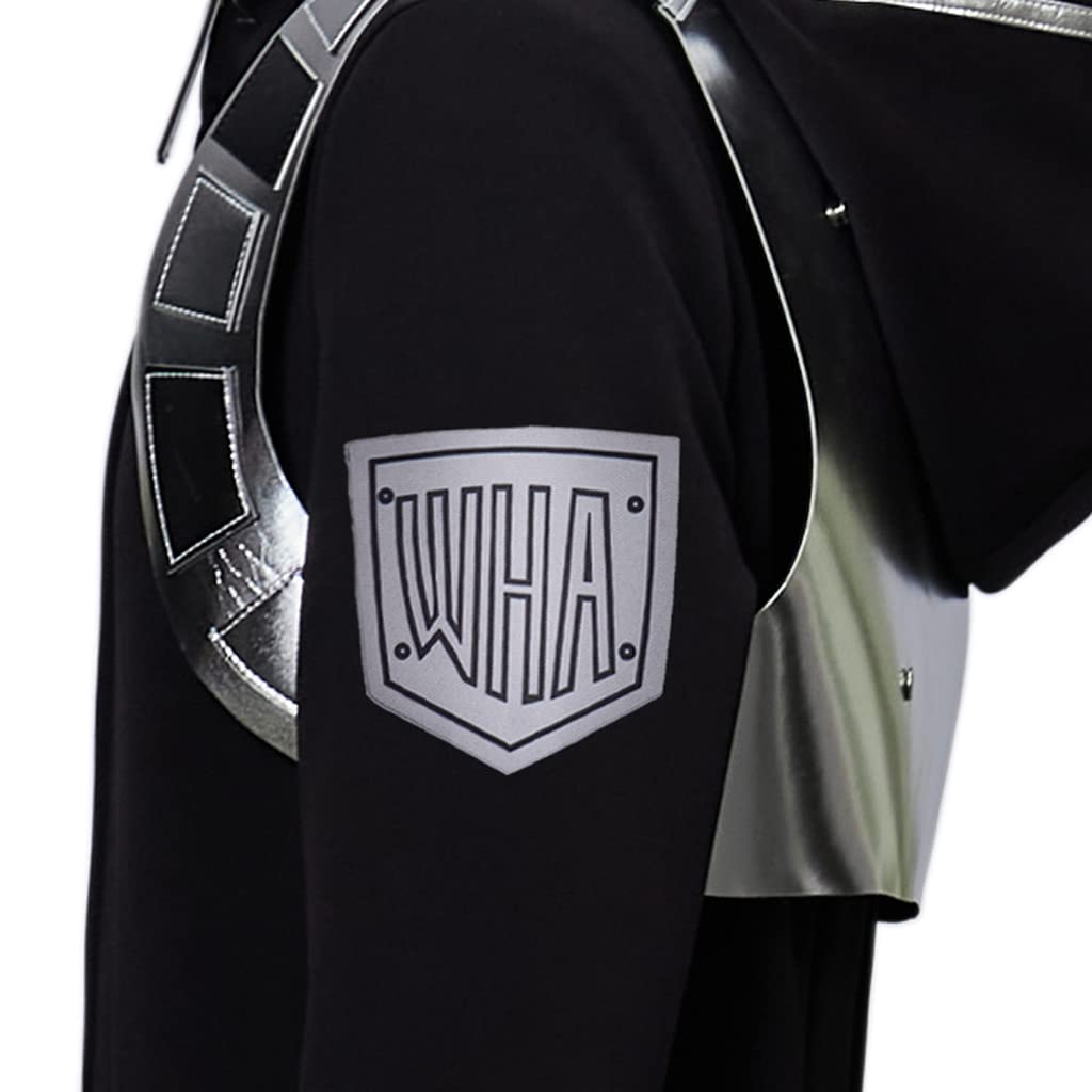 iSHOWcos Anime Men's Black Battle Suit Halloween Outfit - Image 5