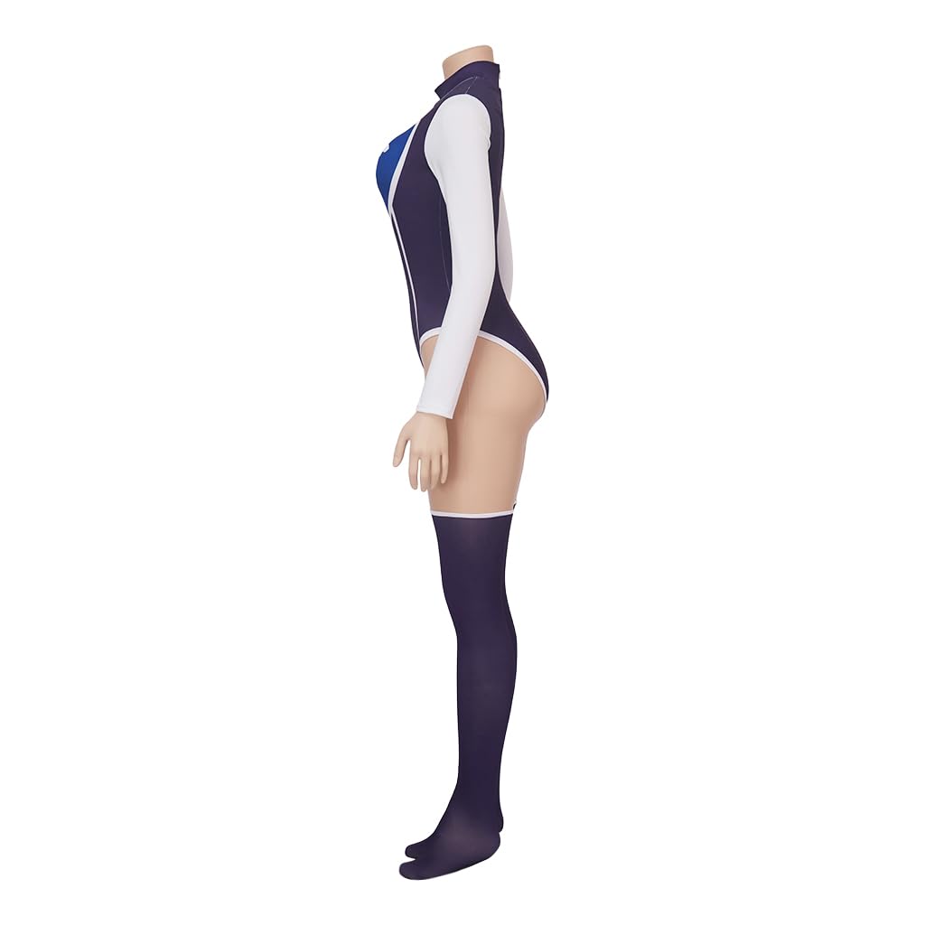 iSHOWcos Game Toriel Cosplay Costume Women Sexy Jumpsuit with Headwear Stockings Full Set Deltarune Toriel Costume Bodysuit - Image 3