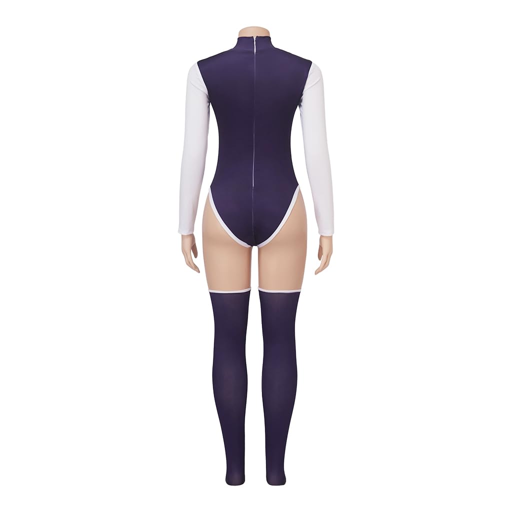 iSHOWcos Game Toriel Cosplay Costume Women Sexy Jumpsuit with Headwear Stockings Full Set Deltarune Toriel Costume Bodysuit - Image 4