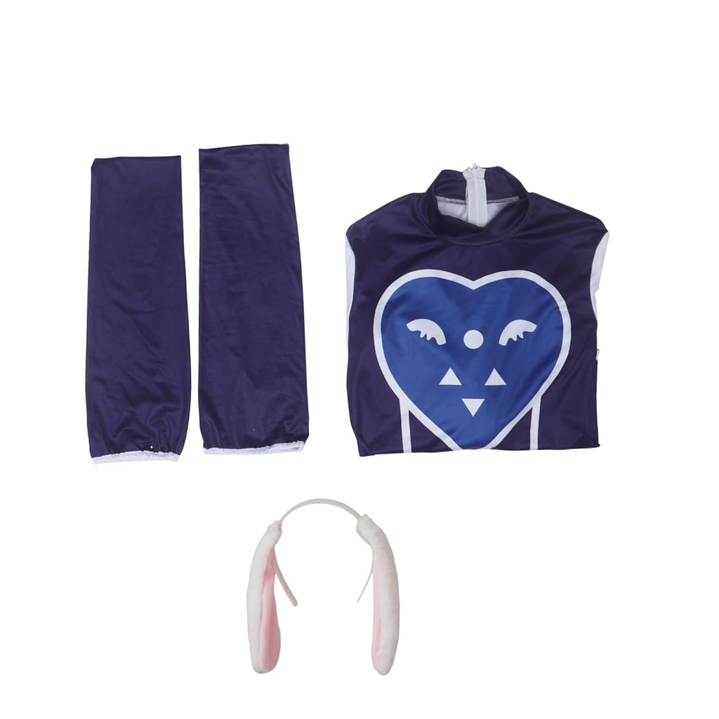 iSHOWcos Game Toriel Cosplay Costume Women Sexy Jumpsuit with Headwear Stockings Full Set Deltarune Toriel Costume Bodysuit - Image 6