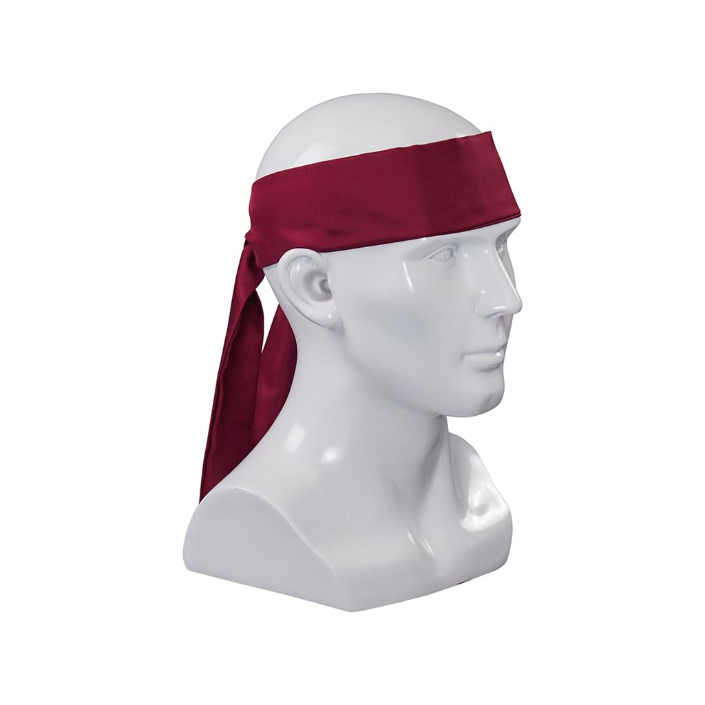 iSHOWcos Men's Liu Kang Cosplay Costume Uniform Liu Kang Battle Suit with Headband Halloween Outfit - Image 5