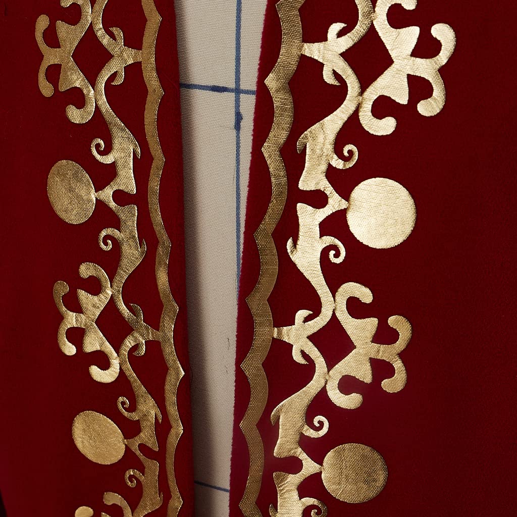 iSHOWcos Men's Vintage Tailcoat Jacket 18th Century Colonial Military Tailcoat Uniform Coat - Image 6