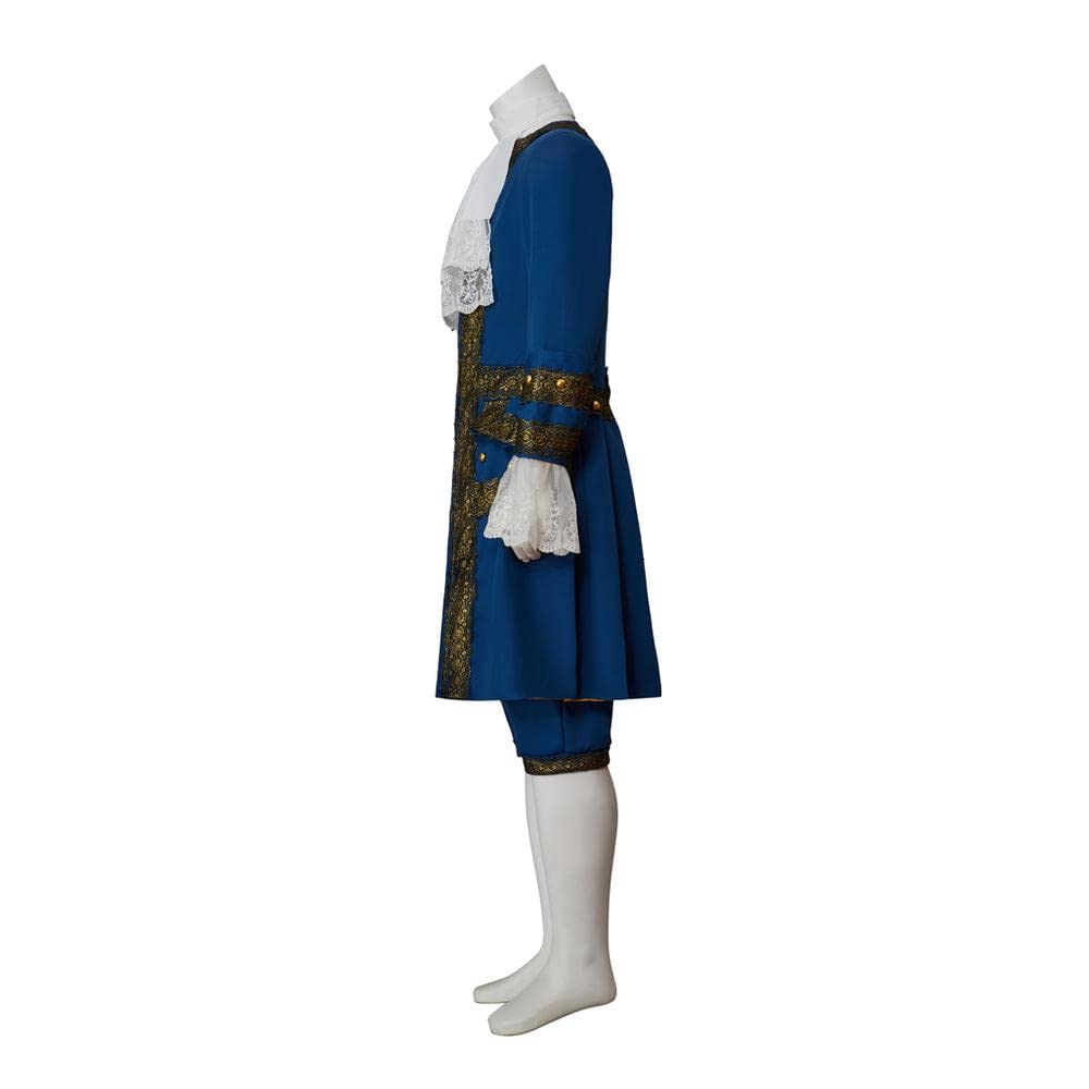 iSHOWcos Mens Court Prince Costume Victorian Rococo Suit Jacket Vest Halloween Costume - Image 3