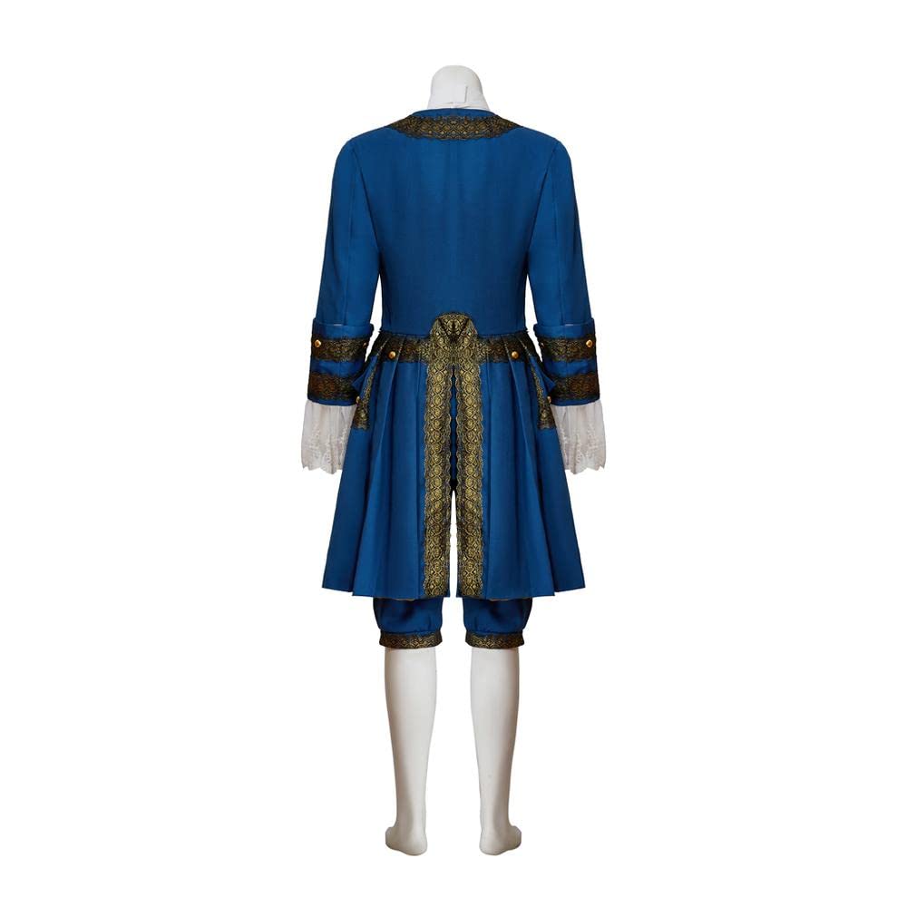 iSHOWcos Mens Court Prince Costume Victorian Rococo Suit Jacket Vest Halloween Costume - Image 4