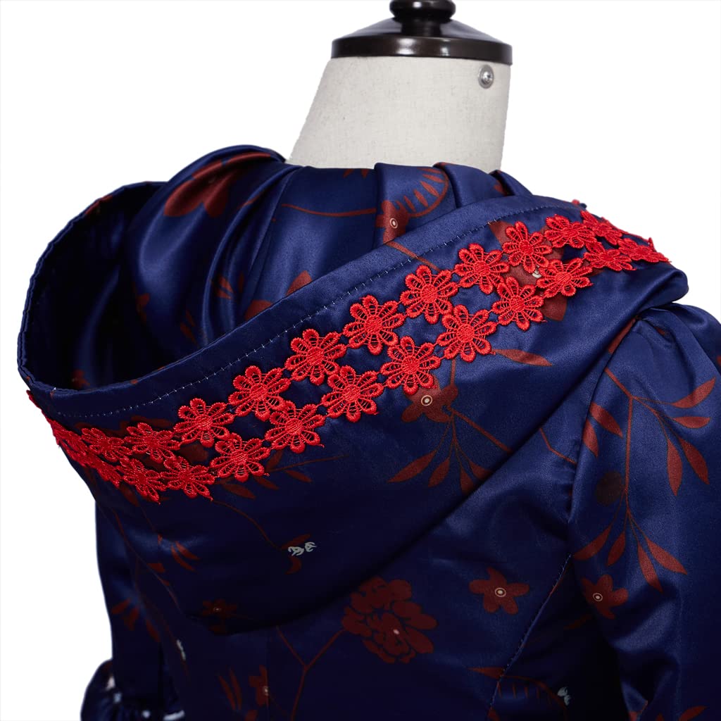 iSHOWcos Outlander Cosplay Costume Scottish Highland Women Claire Fraser Costume Purple Dress - Image 6