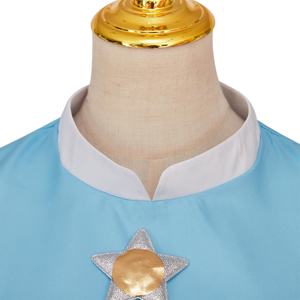 iSHOWcos Princess Dress Adult Women Tennis Cosplay Costume Pink Dress with Crown Sports Outfit - Image 4