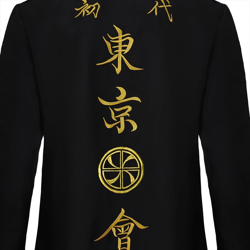 iSHOWcos Unisex Mikey Cosplay Jacket Valhalla Jacket Coat Sweatshirt Hoodie for Halloween - Image 5