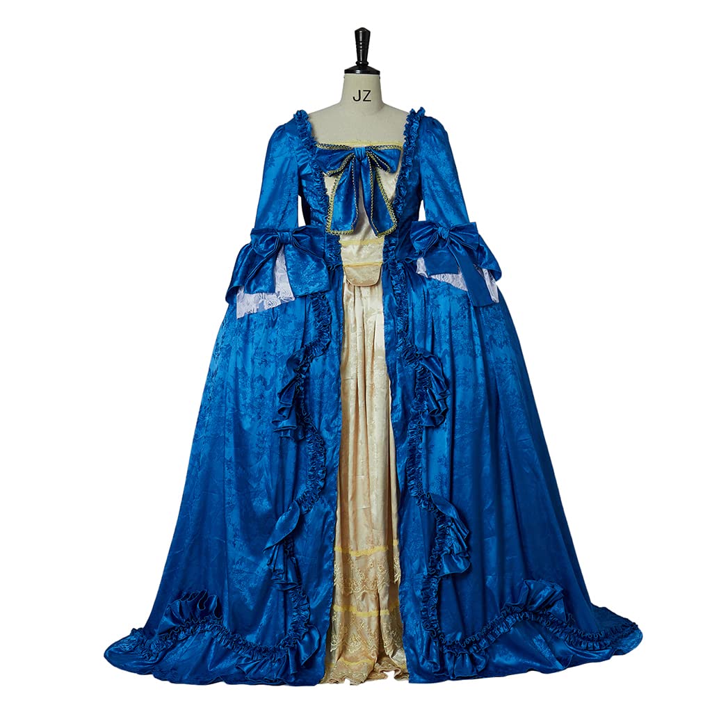 iSHOWcos Women's Victorian Rococo Dress Queen Marie Antoinette Ball Gown 18th Century Court Dress Gown - Image 3