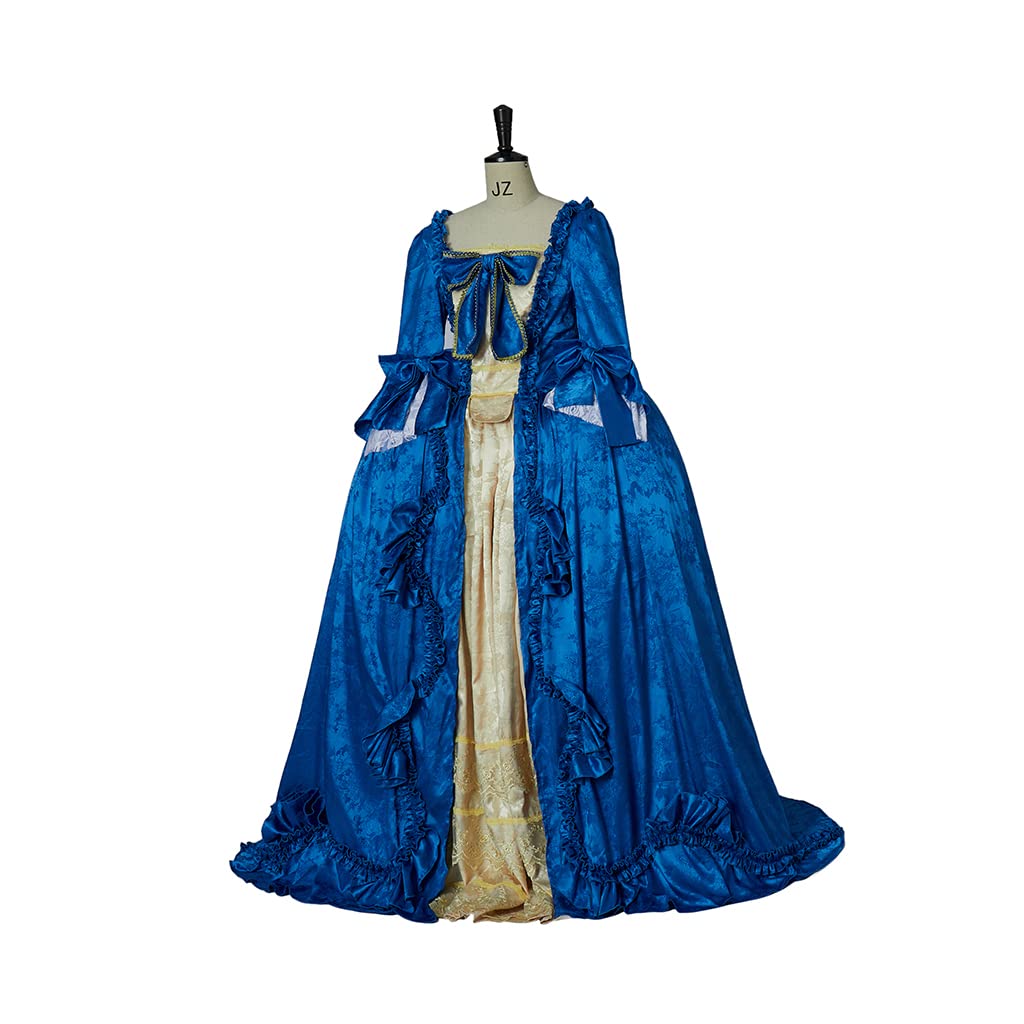 iSHOWcos Women's Victorian Rococo Dress Queen Marie Antoinette Ball Gown 18th Century Court Dress Gown - Image 4