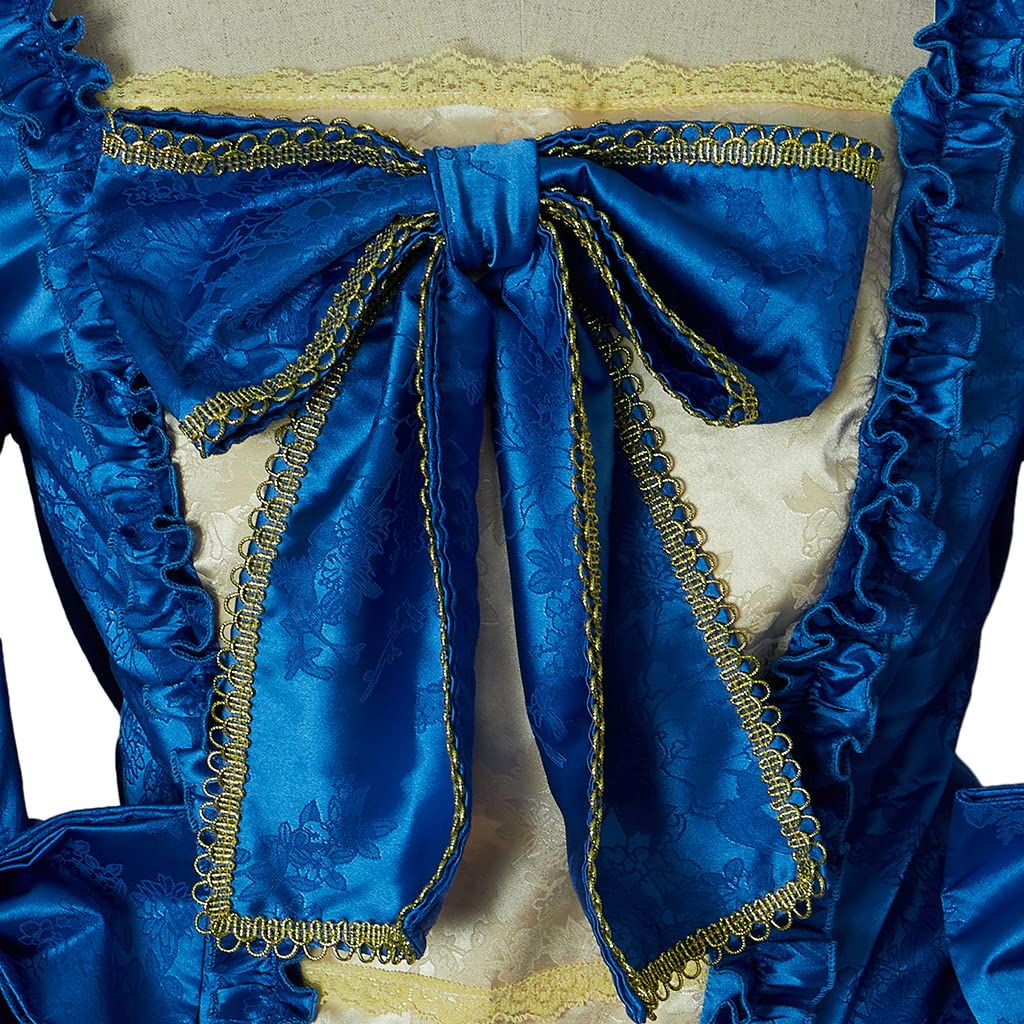 iSHOWcos Women's Victorian Rococo Dress Queen Marie Antoinette Ball Gown 18th Century Court Dress Gown - Image 6