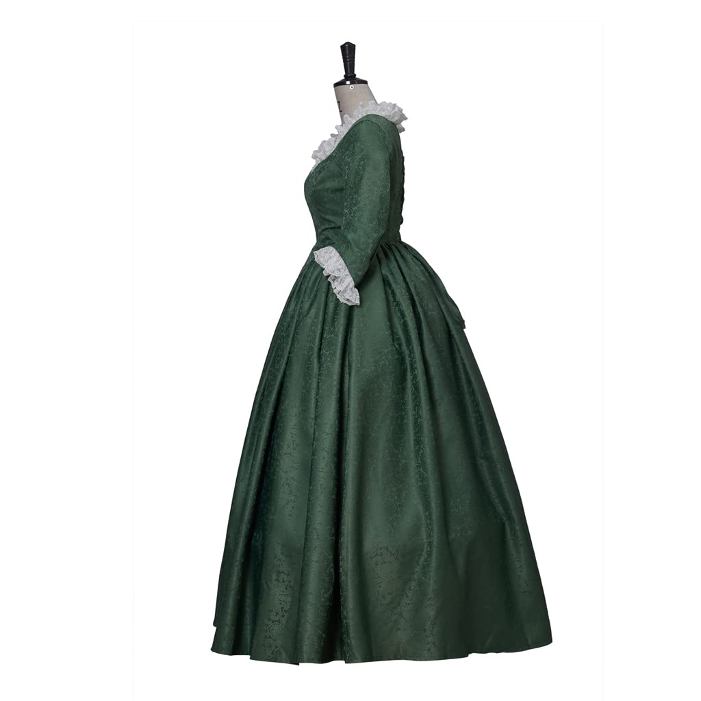 iSHOWcos Women Victorian Rococo Dress Civil War Southern Belle Dress Ball Gown Vintage Costume - Image 3
