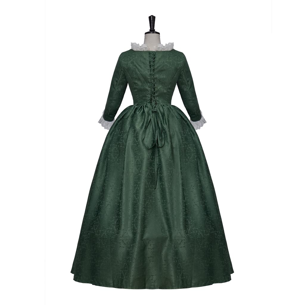 iSHOWcos Women Victorian Rococo Dress Civil War Southern Belle Dress Ball Gown Vintage Costume - Image 4