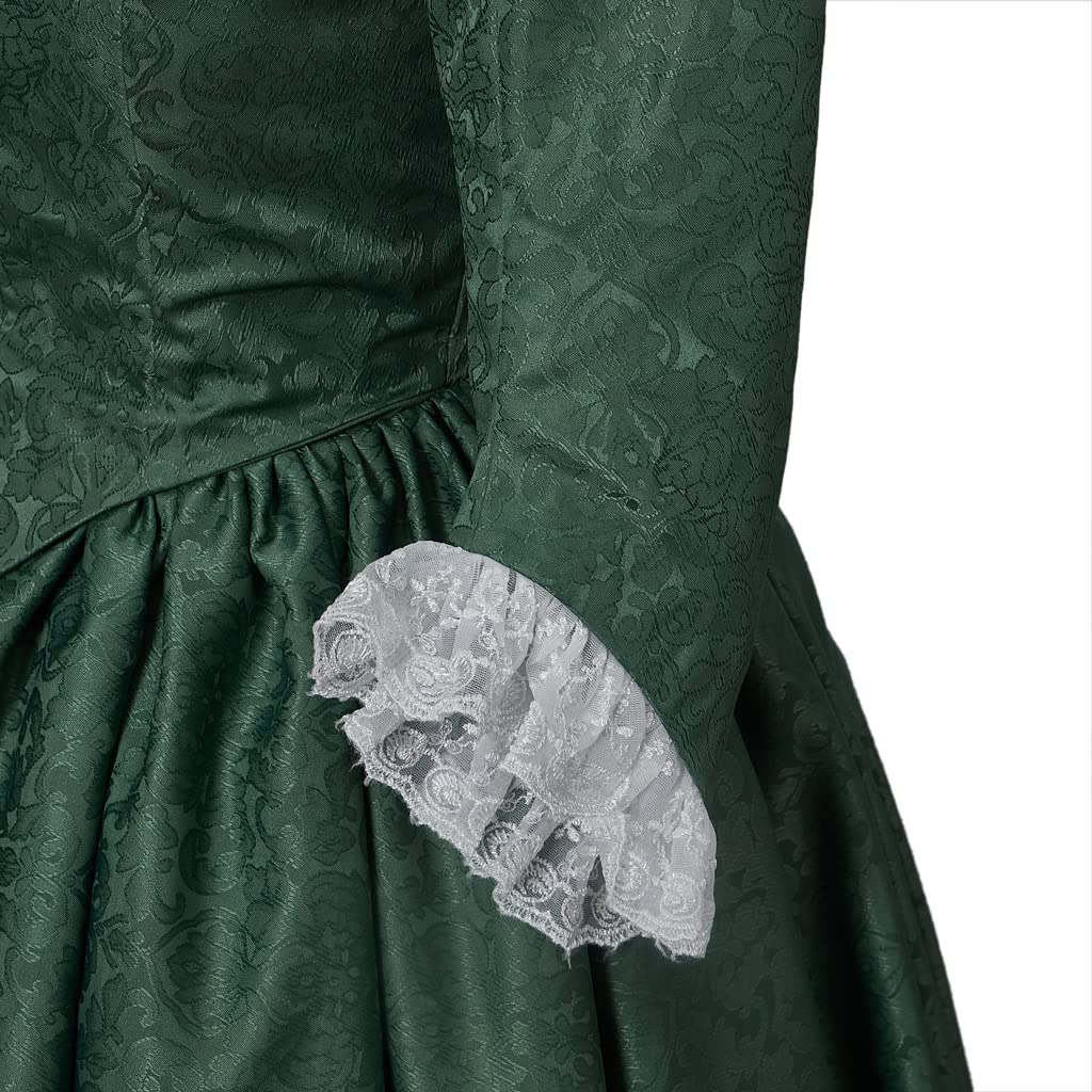 iSHOWcos Women Victorian Rococo Dress Civil War Southern Belle Dress Ball Gown Vintage Costume - Image 5