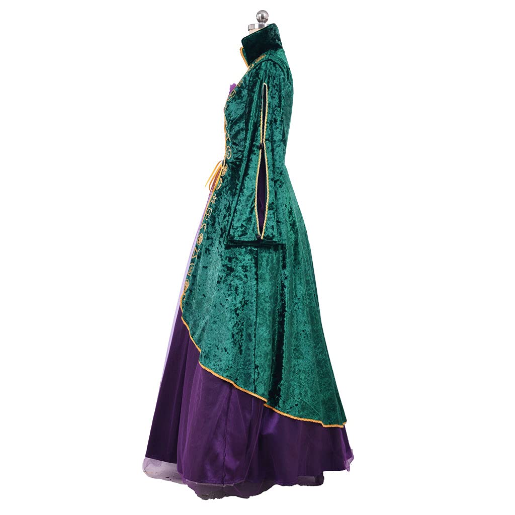 Medieval Witch Sister Cosplay Costume Womens Dress Halloween Costume Robe - Image 3