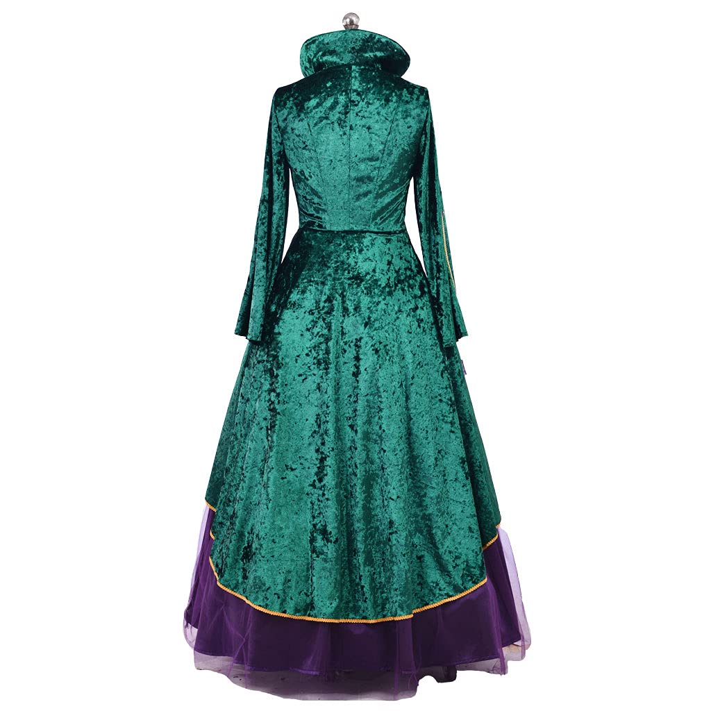 Medieval Witch Sister Cosplay Costume Womens Dress Halloween Costume Robe - Image 4